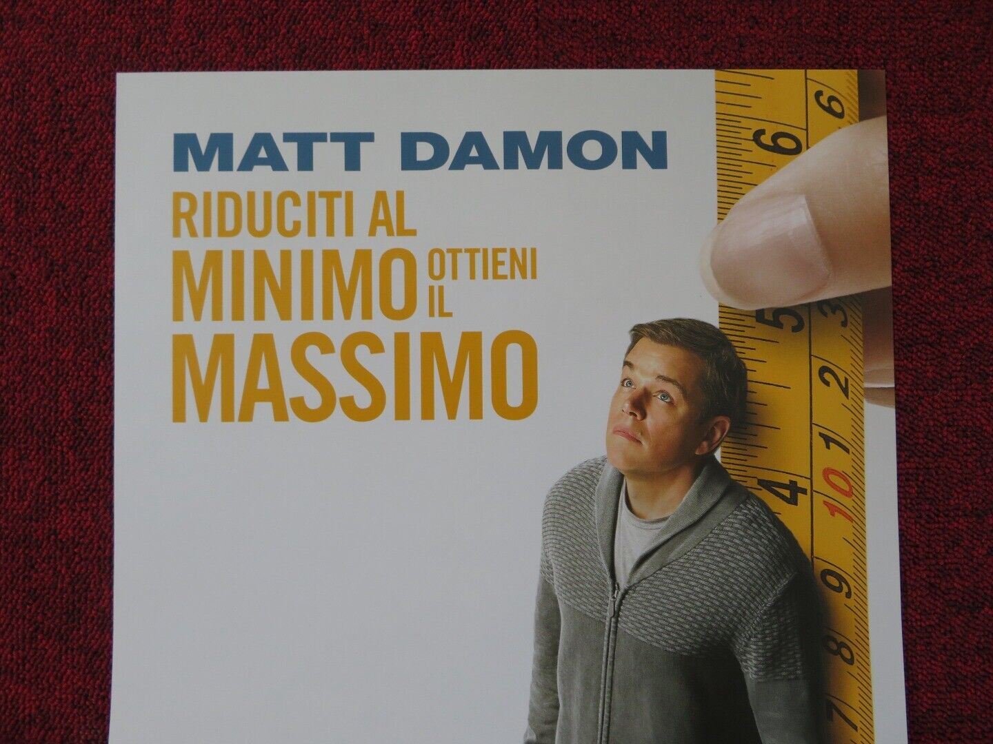 DOWNSIZING ITALIAN LOCANDINA (27"x13") POSTER MATT DAMON C WALTZ 2017 Rendezvous Cinema Movie posters