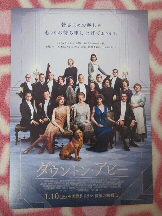 DOWNTON ABBEY JAPANESE CHIRASHI (B5) POSTER MAGGIE SMITH JIM CARTER 2019 Movie posters