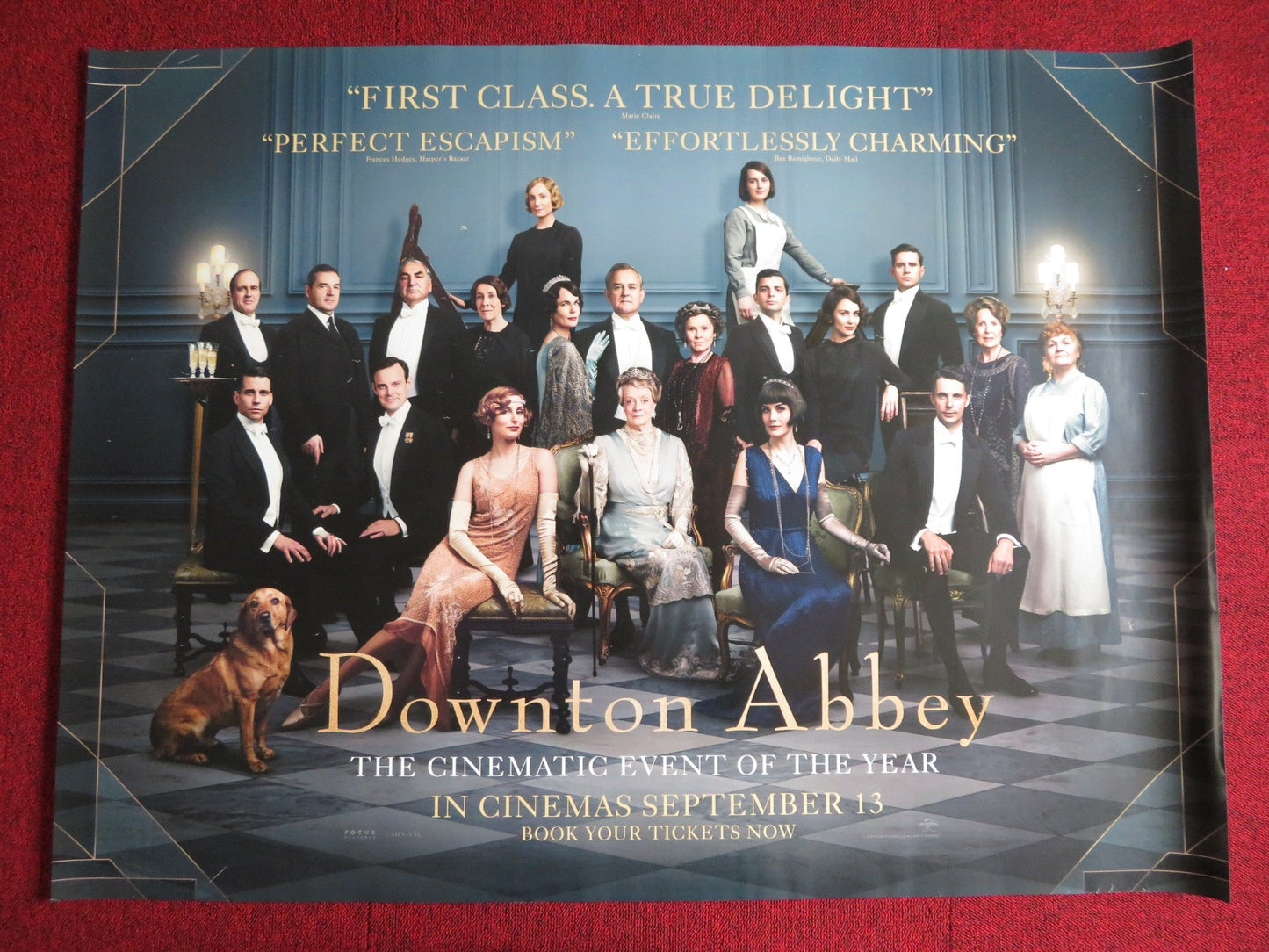 DOWNTON ABBEY UK QUAD (30"x 40") ROLLED POSTER MICHAEL FOX MAGGIE SMITH 2019 Rendezvous Cinema Movie posters