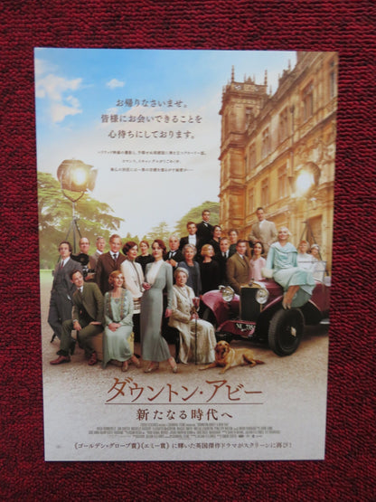 DOWNTON ABBY: A NEW ERA JAPANESE CHIRASHI (B5) POSTER MAGGIE SMITH A. LEECH 2022 Rendezvous Cinema Movie posters