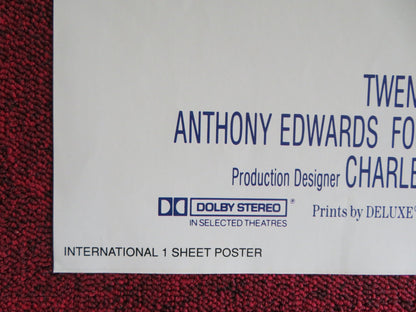 DOWNTOWN FOLDED US ONE SHEET POSTER ANTHONY EDWARDS FOREST WHITAKER 1990 Rendezvous Cinema Movie posters