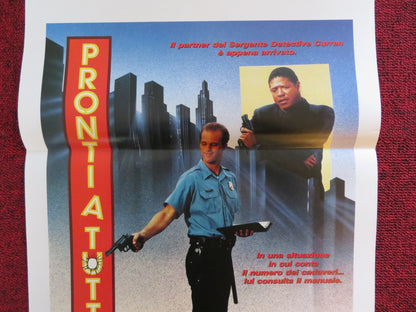 DOWNTOWN ITALIAN LOCANDINA POSTER FOREST WHITAKER ANTHONY EDWARDS 1990 Rendezvous Cinema Movie posters