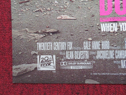 DOWNTOWN VHS US ONE SHEET POSTER FOLDED ANTHONY EDWARDS FOREST WHITAKER 1990 Movie posters
