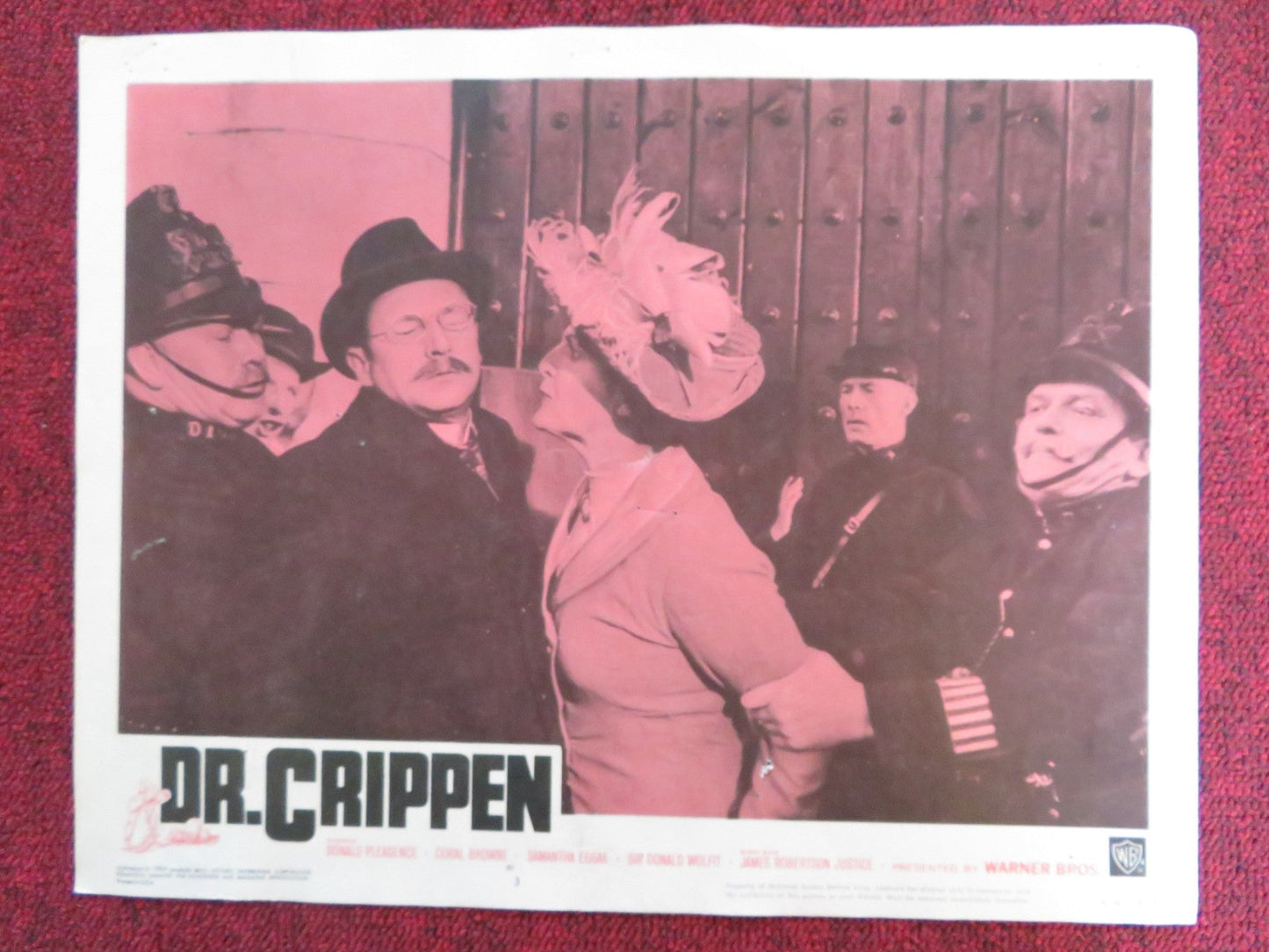 DR. CRIPPEN US LOBBY CARD FULL SET DONALD PLEASENCE SAMANTHA EGGAR 1964 Rendezvous Cinema Movie posters