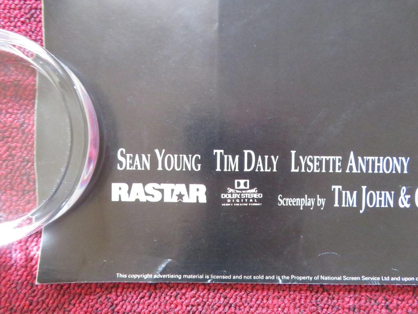 DR JEKYLL AND MS. HYDE UK QUAD (30"x 40") ROLLED POSTER SEAN YOUNG TIM DALY 1995 Rendezvous Cinema Movie posters