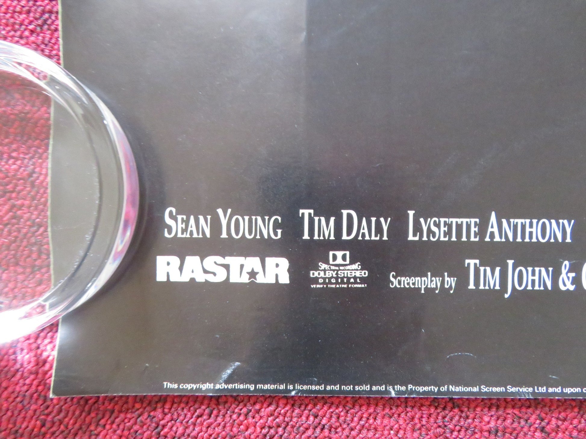 DR JEKYLL AND MS. HYDE UK QUAD (30"x 40") ROLLED POSTER SEAN YOUNG TIM DALY 1995 Rendezvous Cinema Movie posters