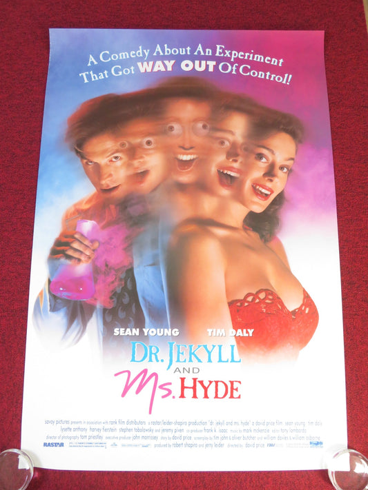 DR. JEKYLL AND MS. HYDE US ONE SHEET ROLLED POSTER SEAN YOUNG TIM DALY 1995 Rendezvous Cinema Movie posters