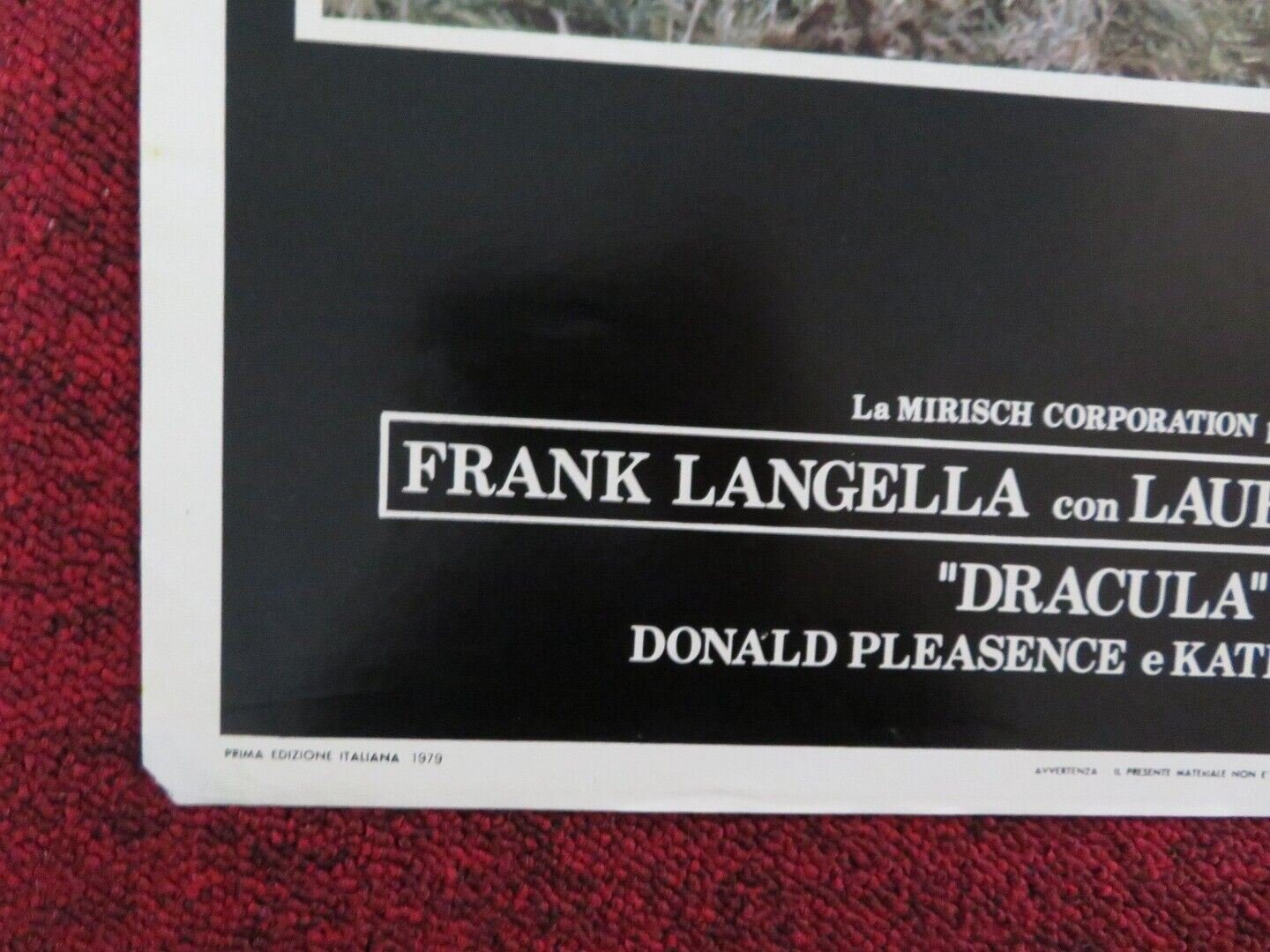 DRACULA - 3 ITALIAN FOTOBUSTA POSTER FRANK LANGELLA LAURENCE OLIVIER 1979 Movie posters