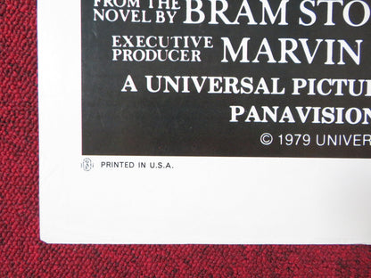 DRACULA FOLDED US ONE SHEET POSTER FRANK LANGELLA LAURENCE OLIVER 1979 Rendezvous Cinema Movie posters