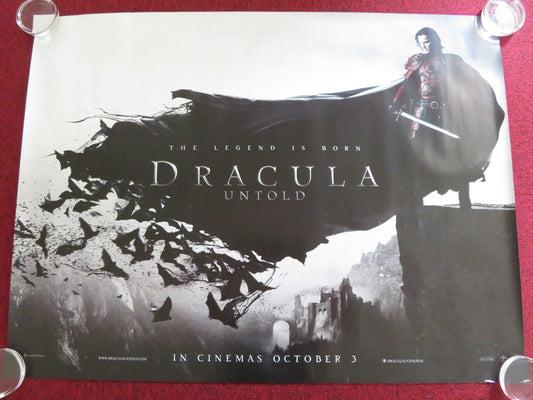 DRACULA UNTOLD UK QUAD (30"x 40") ROLLED POSTER LUKE EVANS SARAH GADON 2014 Rendezvous Cinema Movie posters