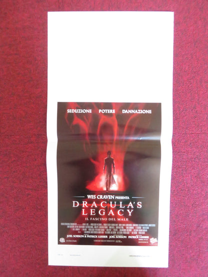 DRACULA'S LEGACY ITALIAN LOCANDINA POSTER GERARD BUTLER CHRISTOPHER PLUMMER 2001 Rendezvous Cinema Movie posters