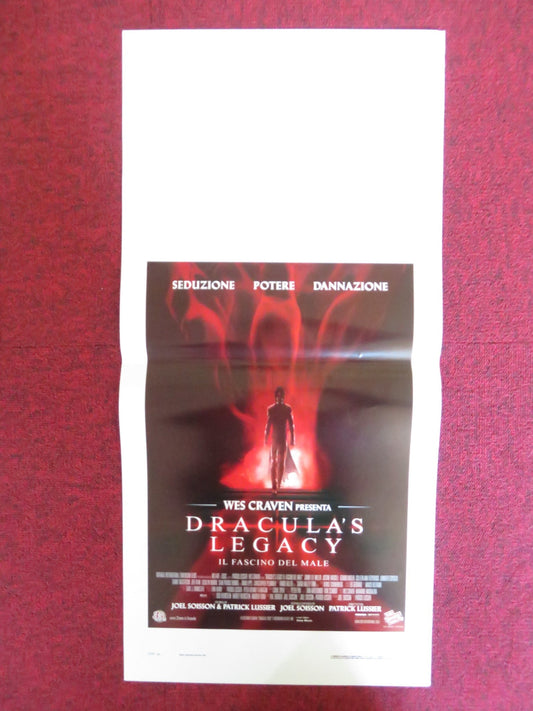DRACULA'S LEGACY ITALIAN LOCANDINA POSTER GERARD BUTLER CHRISTOPHER PLUMMER 2001 Rendezvous Cinema Movie posters