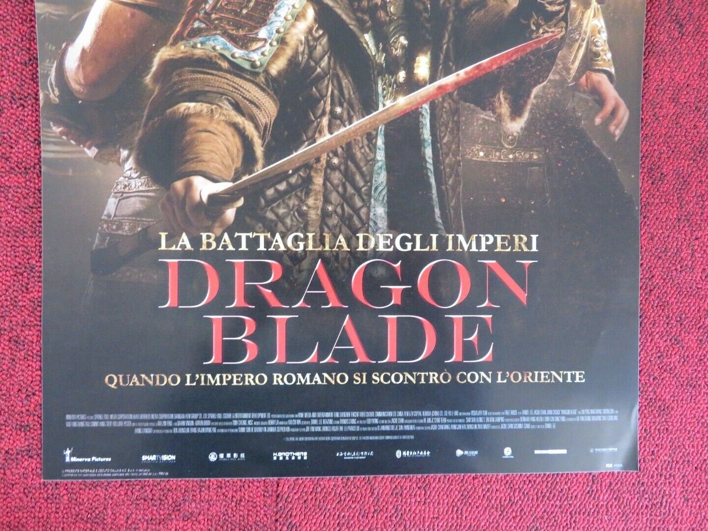DRAGON BLADE ITALIAN LOCANDINA (26.5"x12.5") POSTER JACKIE CHAN 2015 Movie posters