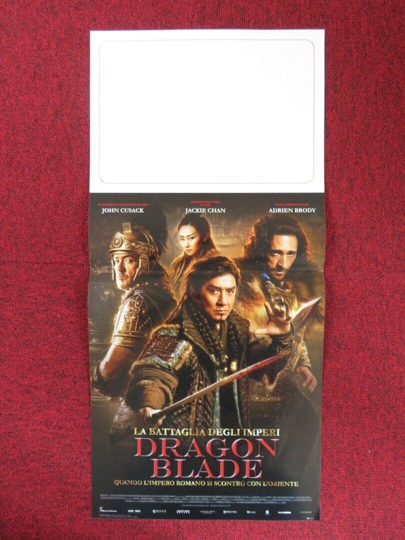DRAGON BLADE ITALIAN LOCANDINA (26.5"x12.5") POSTER JACKIE CHAN 2015 Movie posters