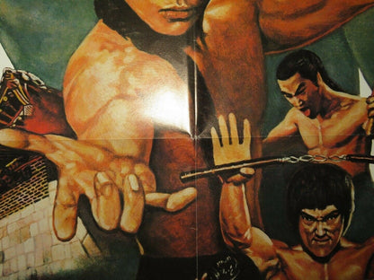 DRAGON LEE VS THE 5 BROTHERS FOLDED US ONE SHEET POSTER 1978 Movie posters