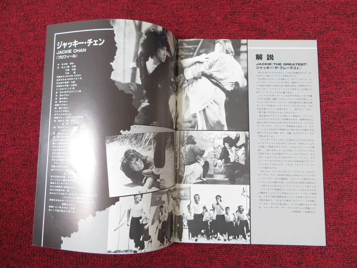 DRAGON LORD JAPANESE BROCHURE / PRESS BOOK JACKIE CHAN MICHAEL WAI MAN CHAN 1982 Rendezvous Cinema Movie posters