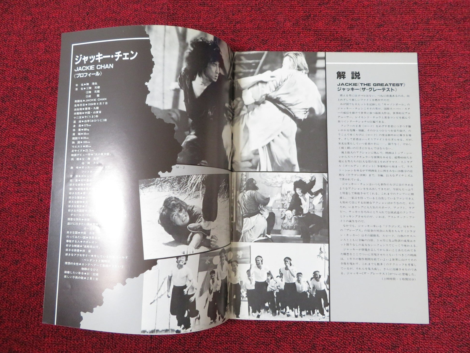 DRAGON LORD JAPANESE BROCHURE / PRESS BOOK JACKIE CHAN MICHAEL WAI MAN CHAN 1982 Rendezvous Cinema Movie posters