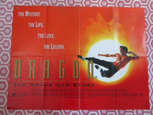 DRAGON THE BRUCE LEE STORY BRITISH QUAD (30 x 40) POSTER JASON SCOTT LEE 1993 Movie posters