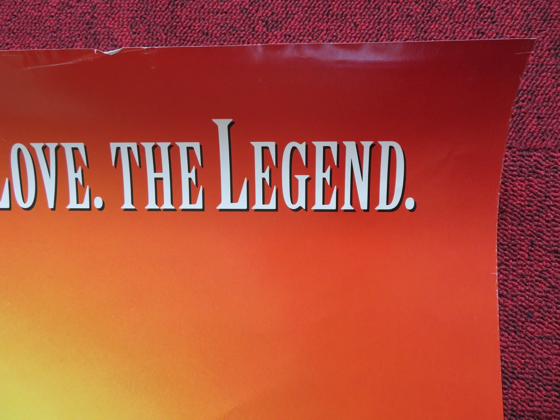 DRAGON: THE BRUCE LEE STORY FOLDED US ONE SHEET POSTER ROB COHEN 1993 Rendezvous Cinema Movie posters