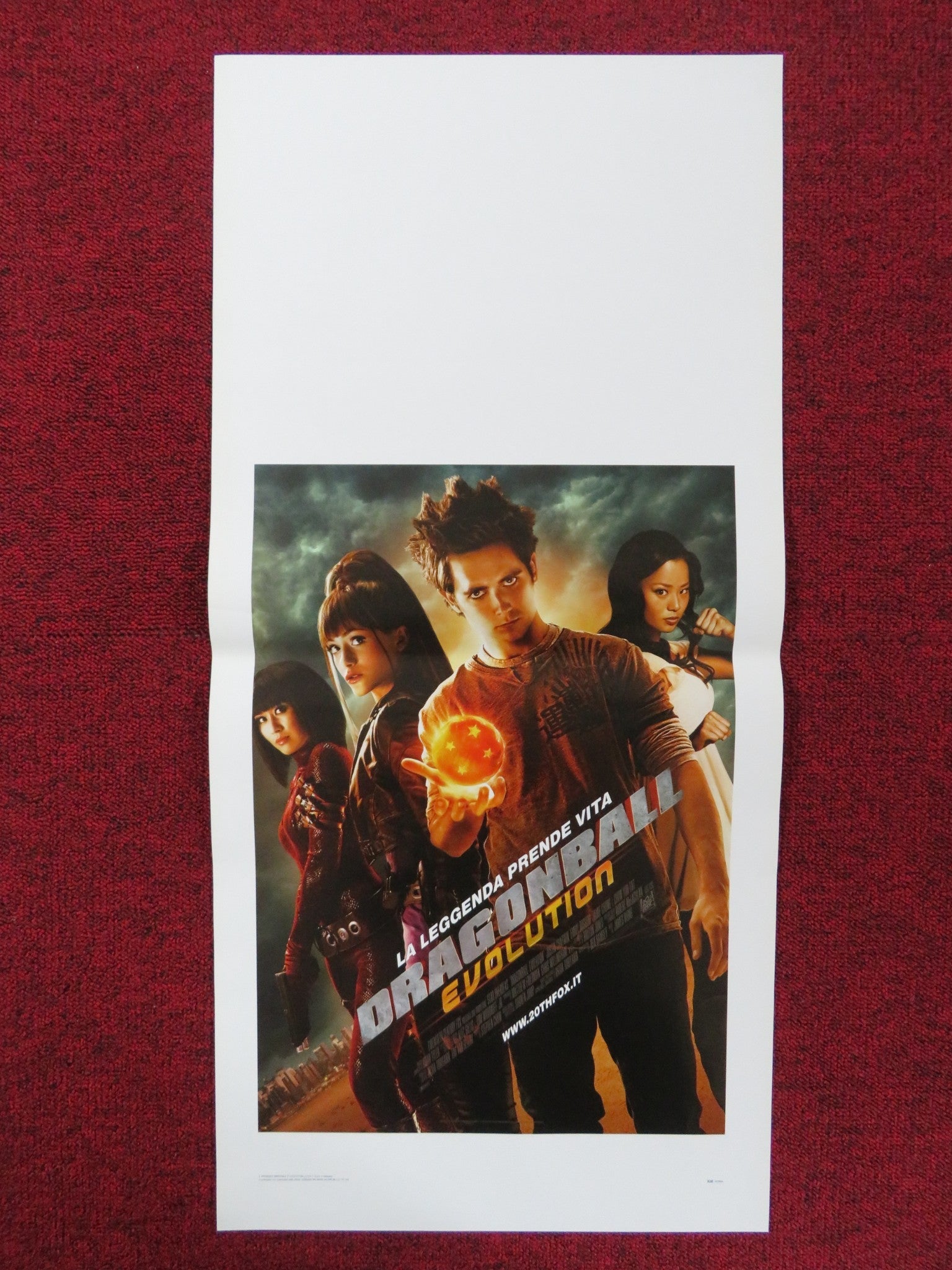 DRAGONBALL EVOLUTION ITALIAN LOCANDINA POSTER JUSTIN CHATWIN CHOW YUN - FAT 2009 Rendezvous Cinema Movie posters