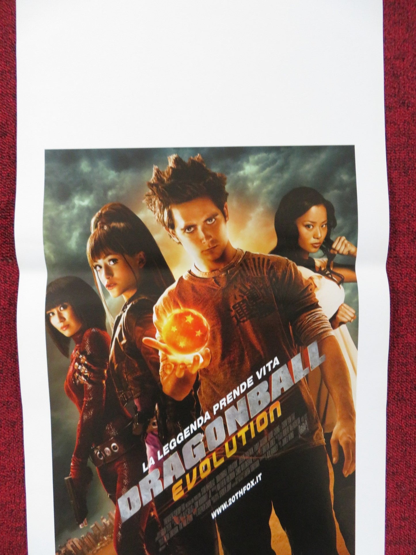 DRAGONBALL EVOLUTION ITALIAN LOCANDINA POSTER JUSTIN CHATWIN CHOW YUN - FAT 2009 Rendezvous Cinema Movie posters