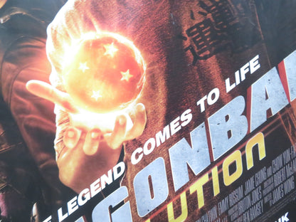 DRAGONBALL EVOLUTION UK QUAD ROLLED POSTER JUSTIN CHATWIN CHOW YUN - FAT 2009 Rendezvous Cinema Movie posters