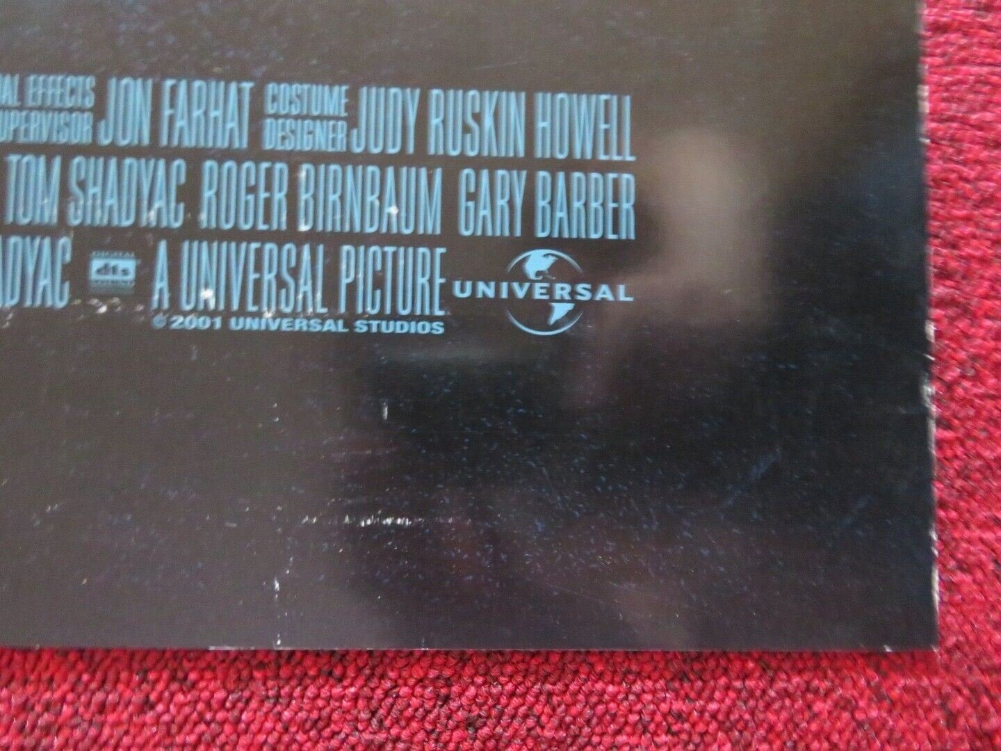 DRAGONFLY US ONE SHEET ROLLED POSTER KEVIN COSTNER SUSANNA THOMPSON 2002 Movie posters