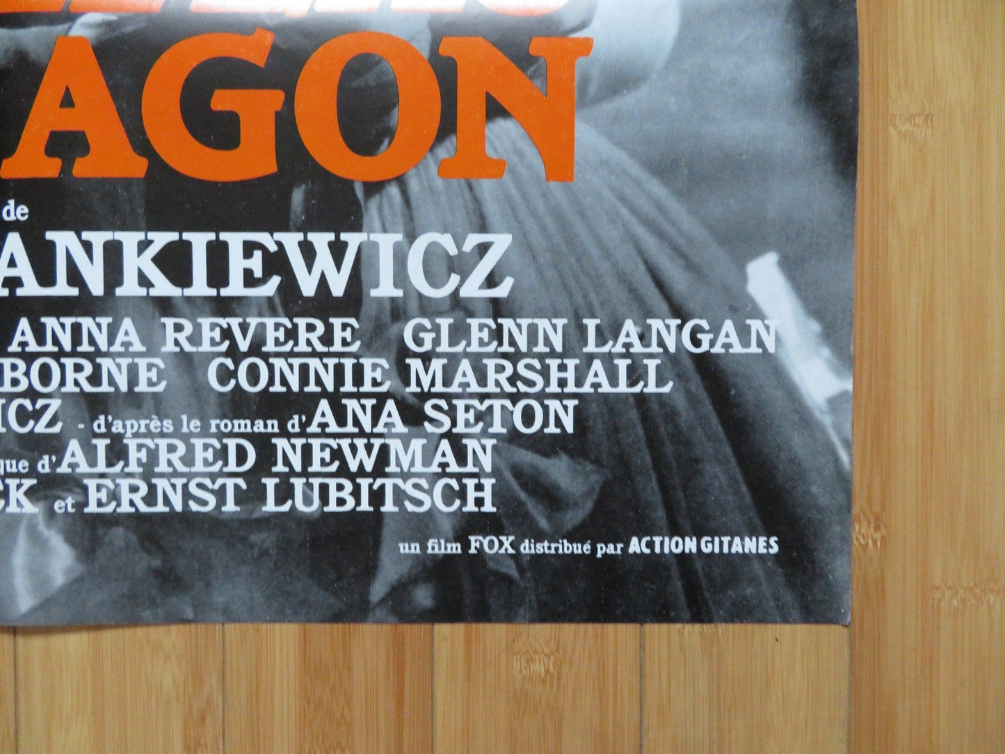 DRAGONWYCK FRENCH POSTER GENE TIERNEY VINCENT PRICE 1990s Rendezvous Cinema Movie posters