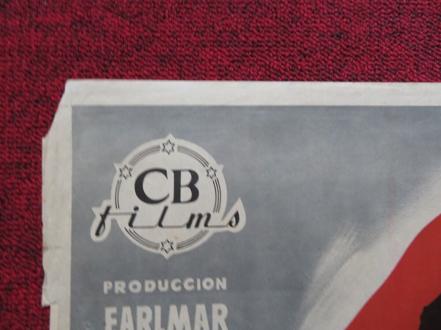 DRANGO SPANISH ROLLED POSTER JEFF CHANDLER JOANNE DRU 1957 Movie posters