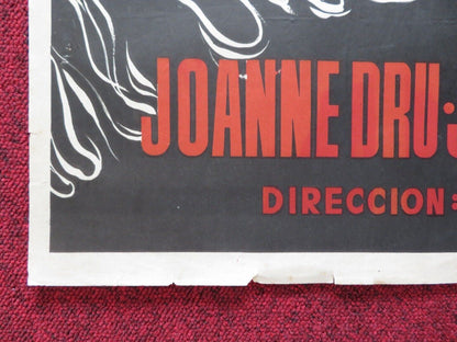 DRANGO SPANISH ROLLED POSTER JEFF CHANDLER JOANNE DRU 1957 Movie posters