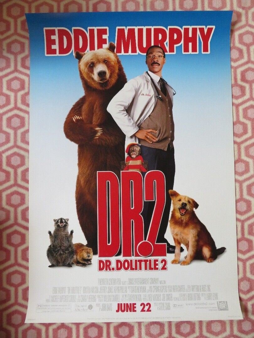DR.DOLITTLE 2 VERSION B US ONE SHEET ROLLED POSTER VERSION B 2001 Movie posters