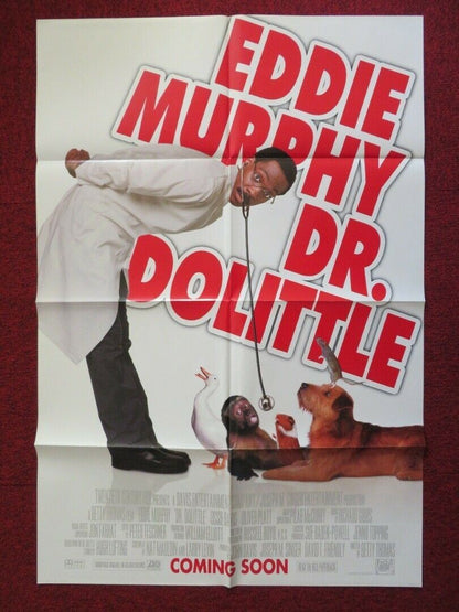 DR.DOLITTLE FOLDED US ONE SHEET POSTER EDDIE MURPHY 1998 Movie posters