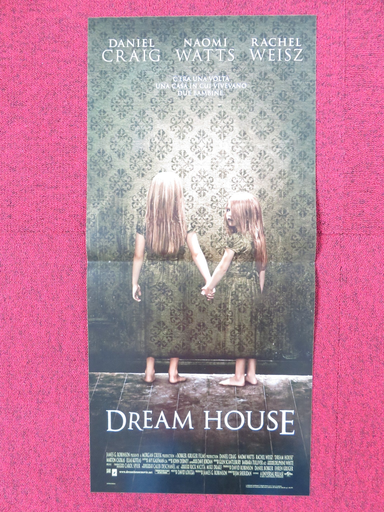 DREAM HOUSE ITALIAN LOCANDINA POSTER DANIEL CRAIG NAOMI WATTS 2011 Rendezvous Cinema Movie posters
