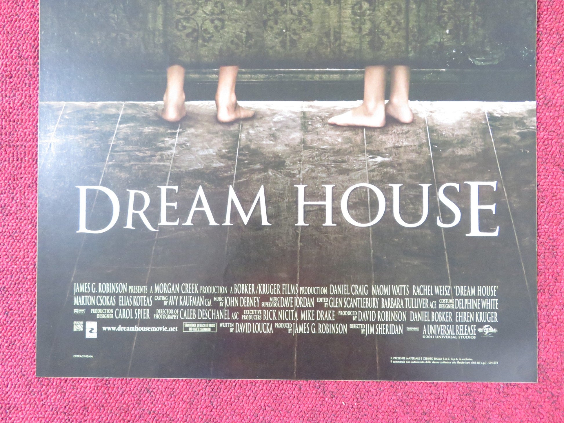 DREAM HOUSE ITALIAN LOCANDINA POSTER DANIEL CRAIG NAOMI WATTS 2011 Rendezvous Cinema Movie posters