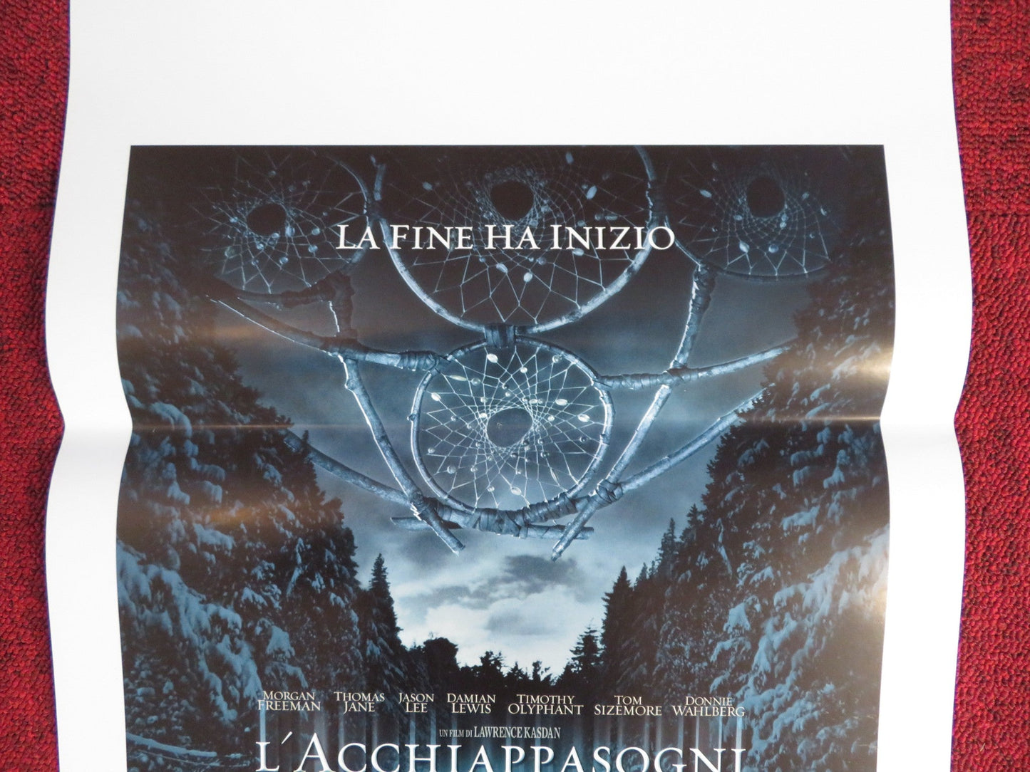 DREAMCATCHER ITALIAN LOCANDINA POSTER MORGAN FREEMAN JASON LEE 2003 Rendezvous Cinema Movie posters