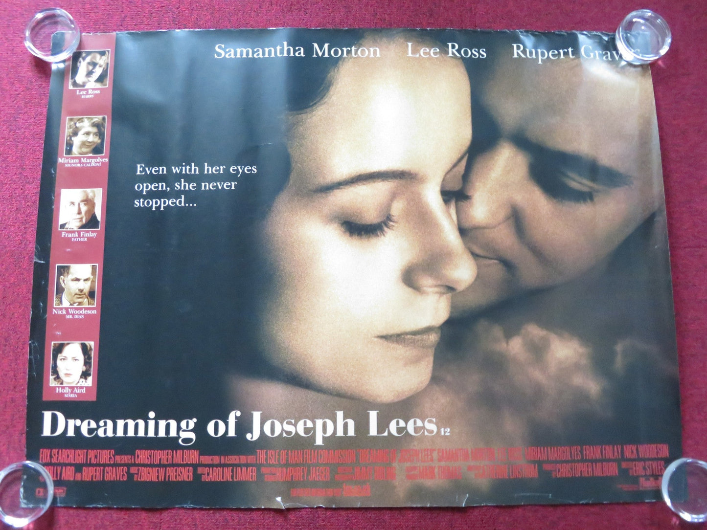 DREAMING OF JOSEPH LEES UK QUAD (30"x 40") ROLLED POSTER RUPERT GRAVES 1999 Rendezvous Cinema Movie posters