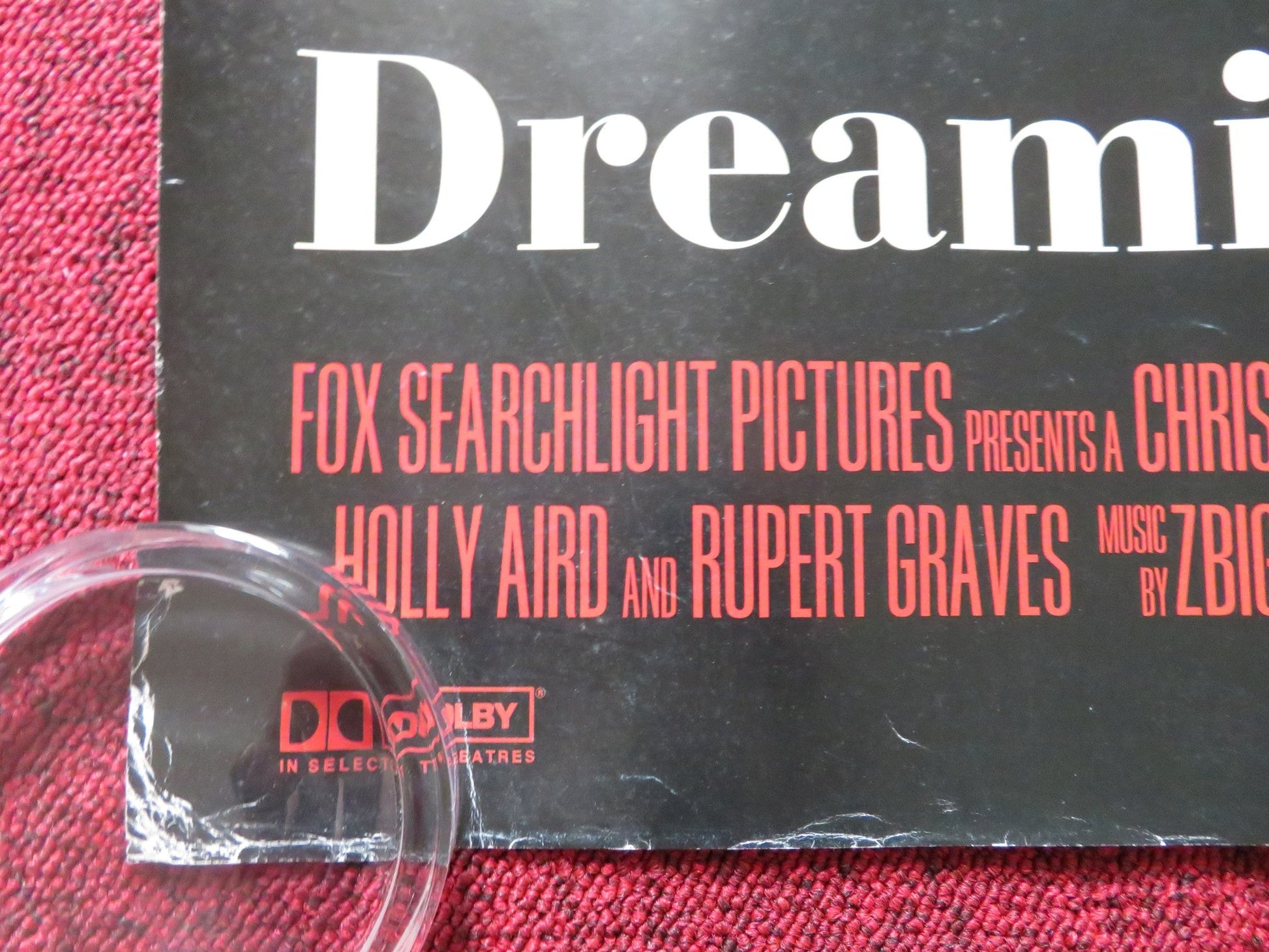 DREAMING OF JOSEPH LEES UK QUAD (30"x 40") ROLLED POSTER RUPERT GRAVES 1999 Rendezvous Cinema Movie posters