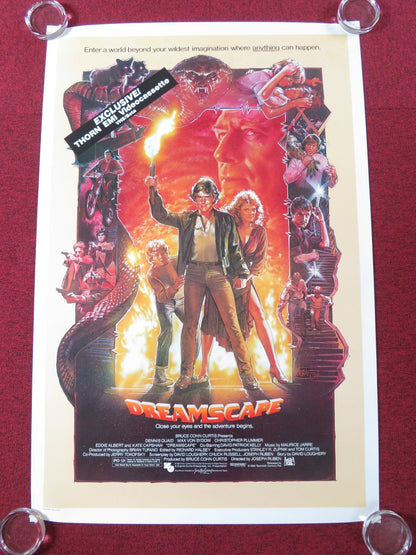 DREAMSCAPE US VHS POSTER DENNIS QUAID MAX VON SYDOW 1984 Rendezvous Cinema Movie posters