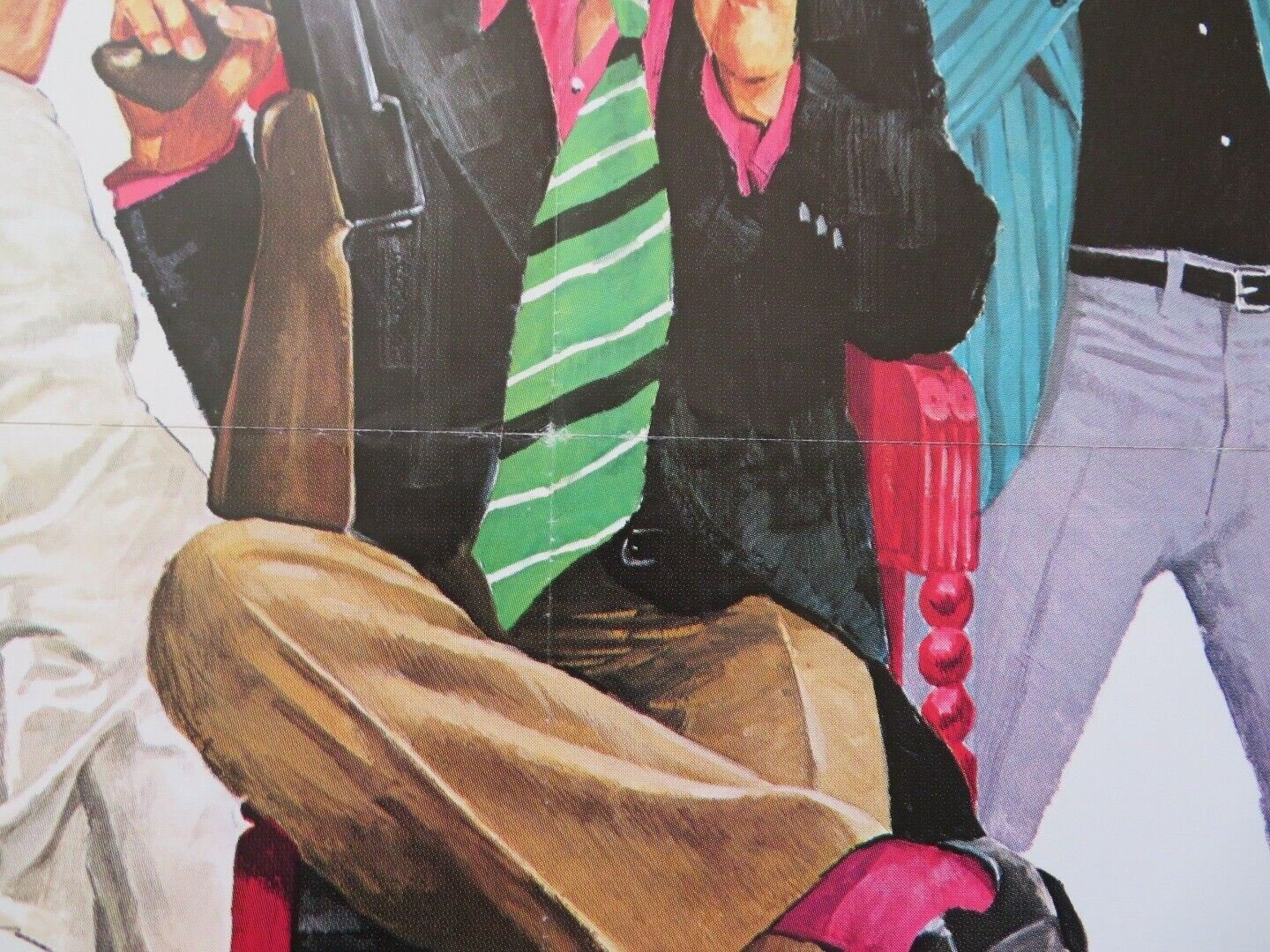 DREI SPAGHETTI IN SHANGHAI GERMAN A1 ROLLED POSTER ROBERT MALCOLM 1973 Movie posters