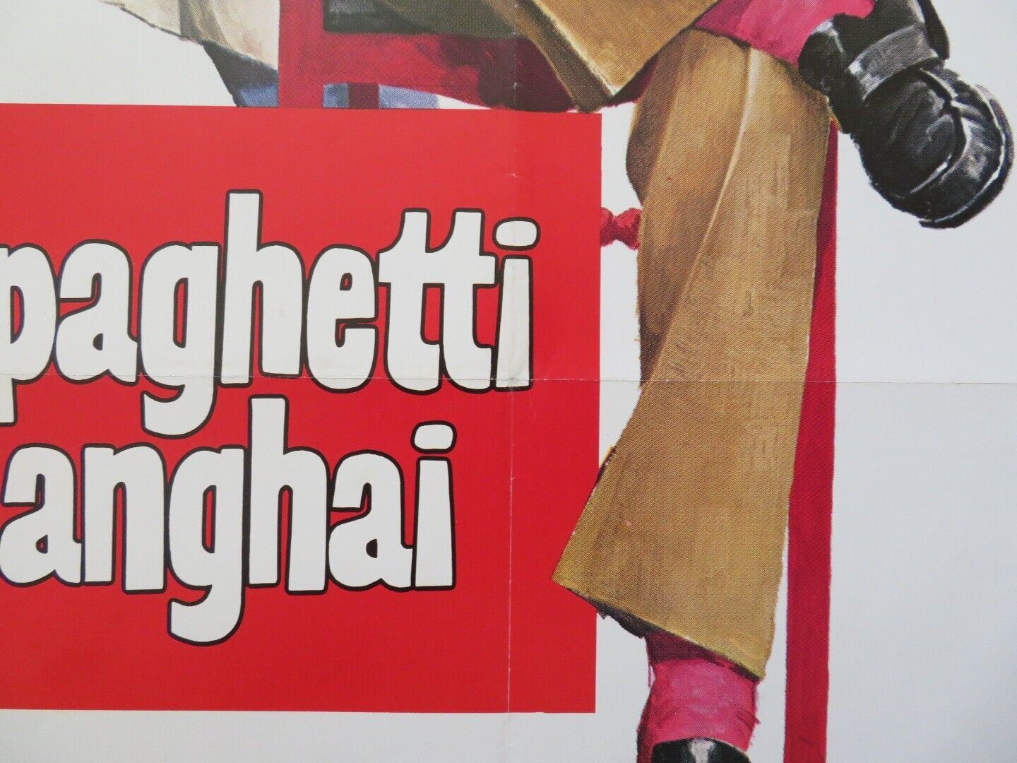 DREI SPAGHETTI IN SHANGHAI GERMAN A1 ROLLED POSTER ROBERT MALCOLM 1973 Movie posters