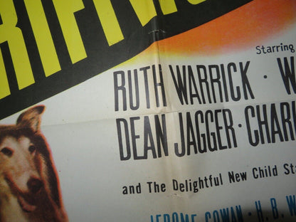 DRIFTWOOD FOLDED US ONE SHEET POSTER RUTH WARRICK WALTER BRENNAN 1947 Movie posters