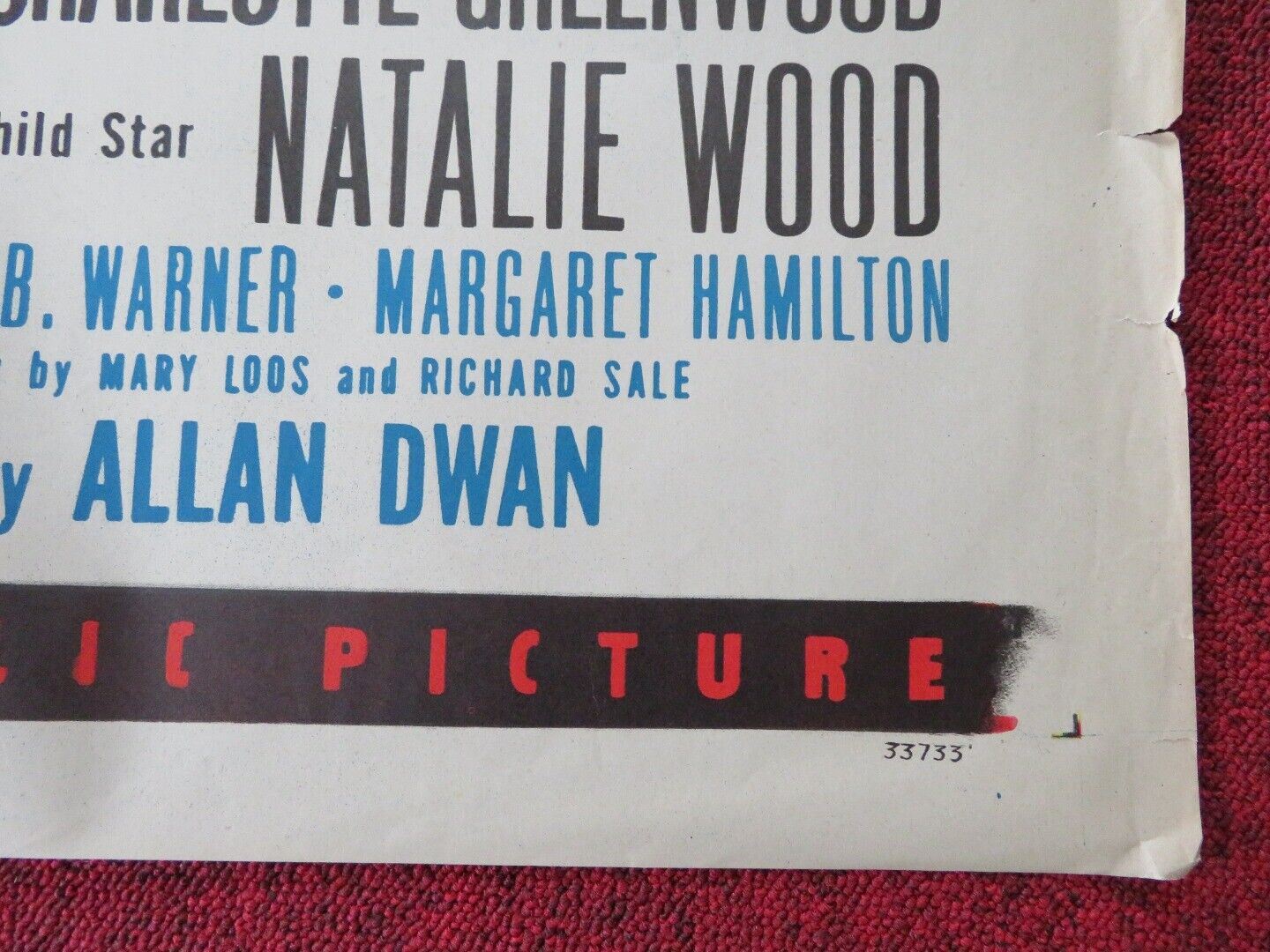 DRIFTWOOD FOLDED US ONE SHEET POSTER RUTH WARRICK WALTER BRENNAN 1947 Movie posters
