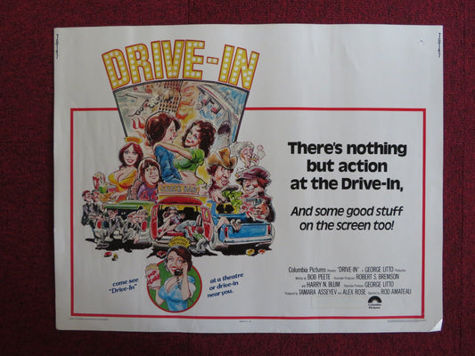 DRIVE - IN US HALF SHEET (22"x 28") POSTER LISA OZ GARY LEE CAVAGNARO 1976 Rendezvous Cinema Movie posters