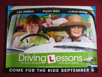 DRIVING LESSONS UK QUAD (30"x 40") ROLLED POSTER RUPERT GRINT JULIE WALTERS 2006 Rendezvous Cinema Movie posters