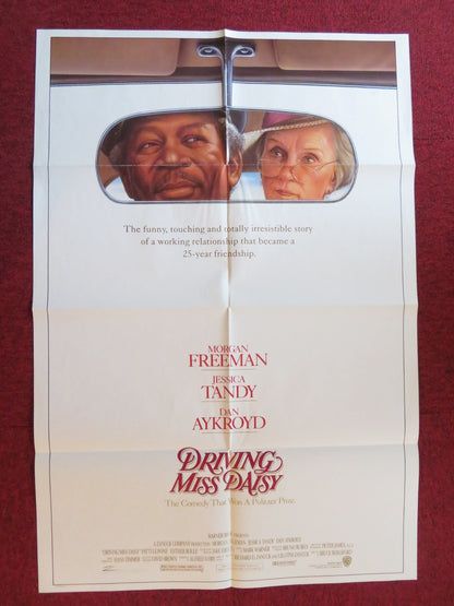 DRIVING MISS DAISY FOLDED US ONE SHEET POSTER MORGAN FREEMAN JESSICA TANDY 1989 Rendezvous Cinema Movie posters