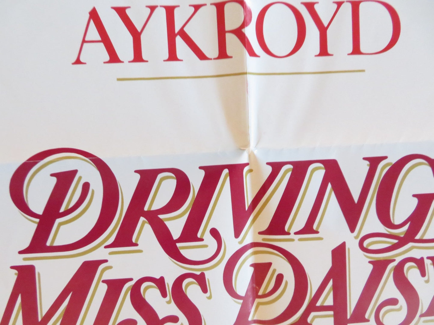 DRIVING MISS DAISY FOLDED US ONE SHEET POSTER MORGAN FREEMAN JESSICA TANDY 1989 Rendezvous Cinema Movie posters