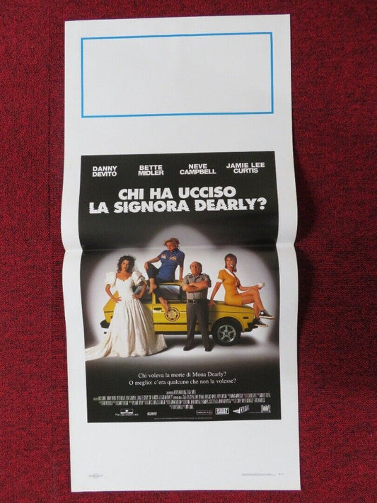 DROWNING MONA ITALIAN LOCANDINA (27.5"x13") POSTER D DEVITO B MIDLER 2000 Movie posters