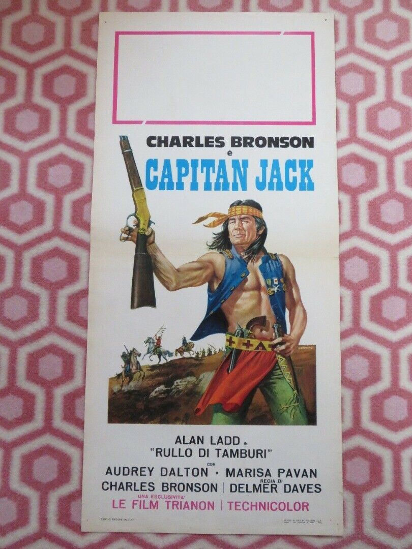 Drum Beat ITALIAN LOCANDINA (27.5"x13") POSTER CHARLES BRONSON 1972 Movie posters