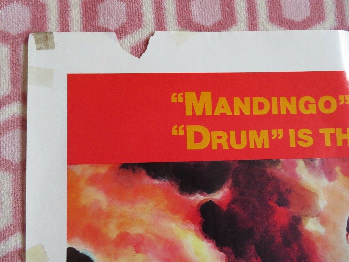 DRUM US ONE SHEET POSTER WARREN OATES ISELA VEGA 1976 Movie posters