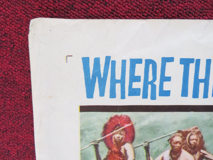 DRUMS OF AFRICA US HALF SHEET (22"x 28") POSTER FRANKIE AVALON HARTLEY 1963 Rendezvous Cinema Movie posters